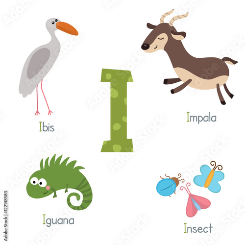 Cute zoo alphabet