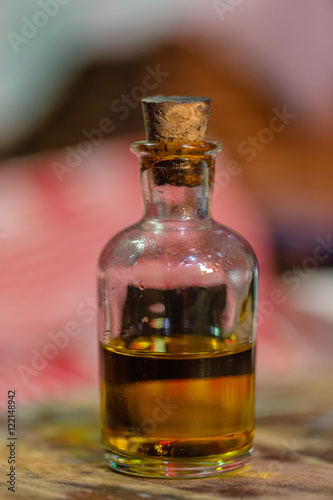 Small glass  bottle