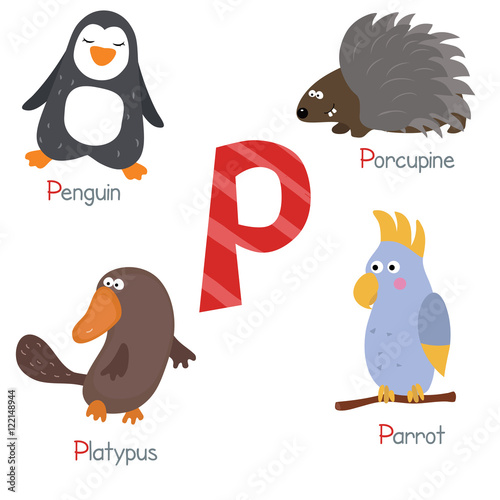 Cute zoo alphabet