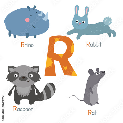 Cute zoo alphabet