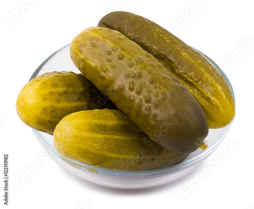 Pickles in a plate