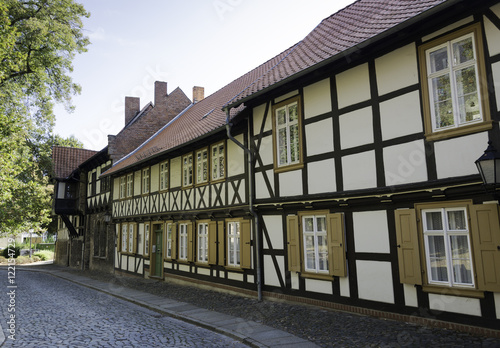 half timbered typican german houses