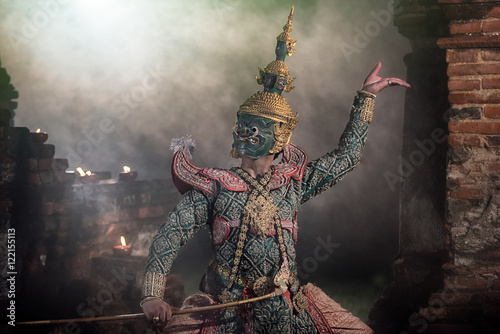 STRICTLY KHON DANCING (THOTSAKAN): PERFORMERS of one of Thailand's most highly regarded dances are keeping the tradition alive, despite the recent decline in popularity of the art form photo