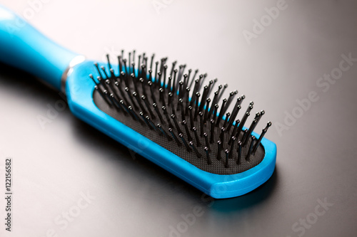 Blue new hairbrush