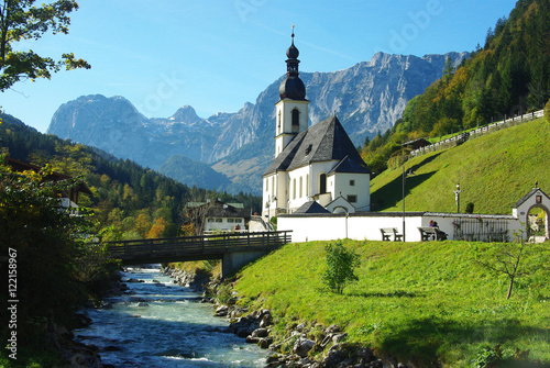 L   glise de Ramsau bei Berchtesgaden et le Reiteralpe