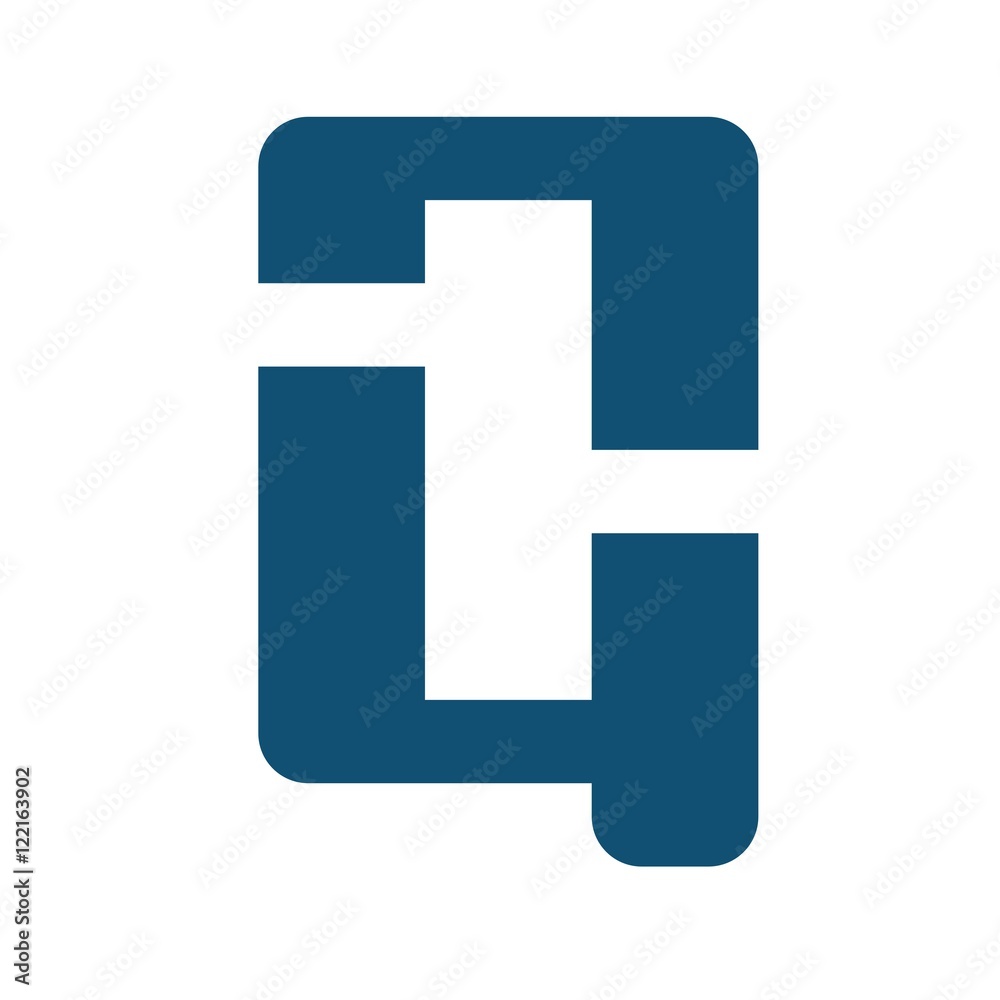 Obraz premium Four number logo design