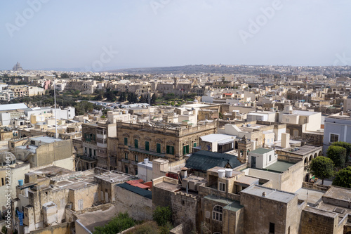 Blick von der Zitadelle in Victoria Rabat auf Gozo
