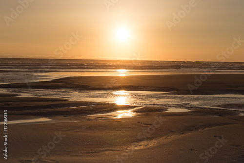 Fototapeta Naklejka Na Ścianę i Meble -  sunset, sunrise and beach