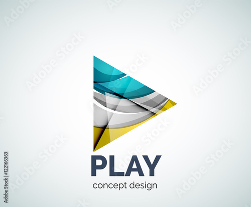 Free Download Play button logo business branding icon - GFXLoad