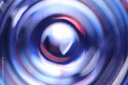 Fotografie Blue defocused concentric circles