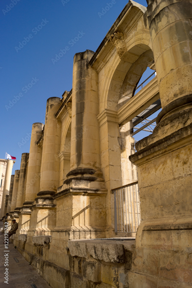 In der Altstadt von Valetta auf Malta