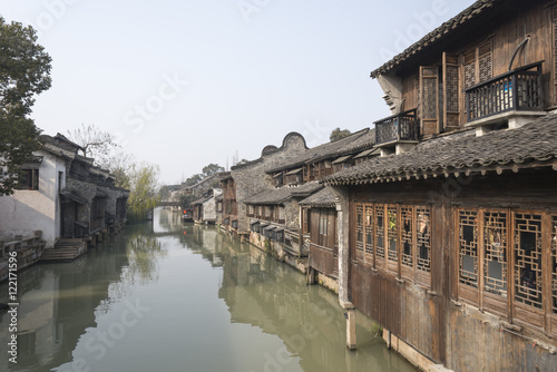 Jiangnan Water Village Scenery © chendongshan
