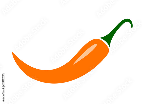 Orange chili pepper
