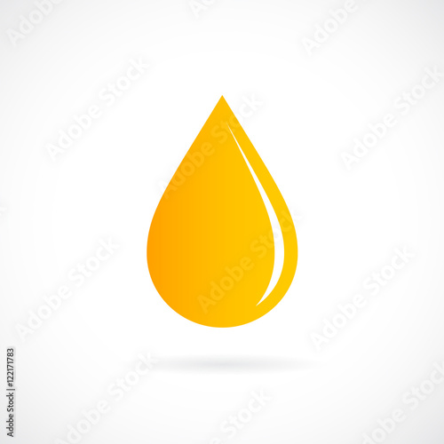 Yellow drop icon