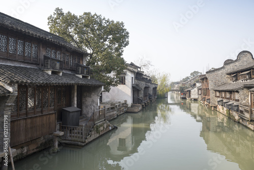 Jiangnan Water Village Scenery © chendongshan