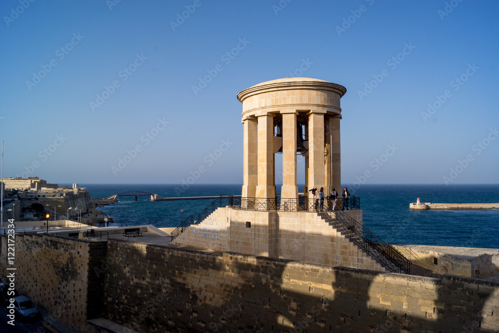 Belagerungs-Bell-Kriegs-Denkmal in Valletta auf Malta