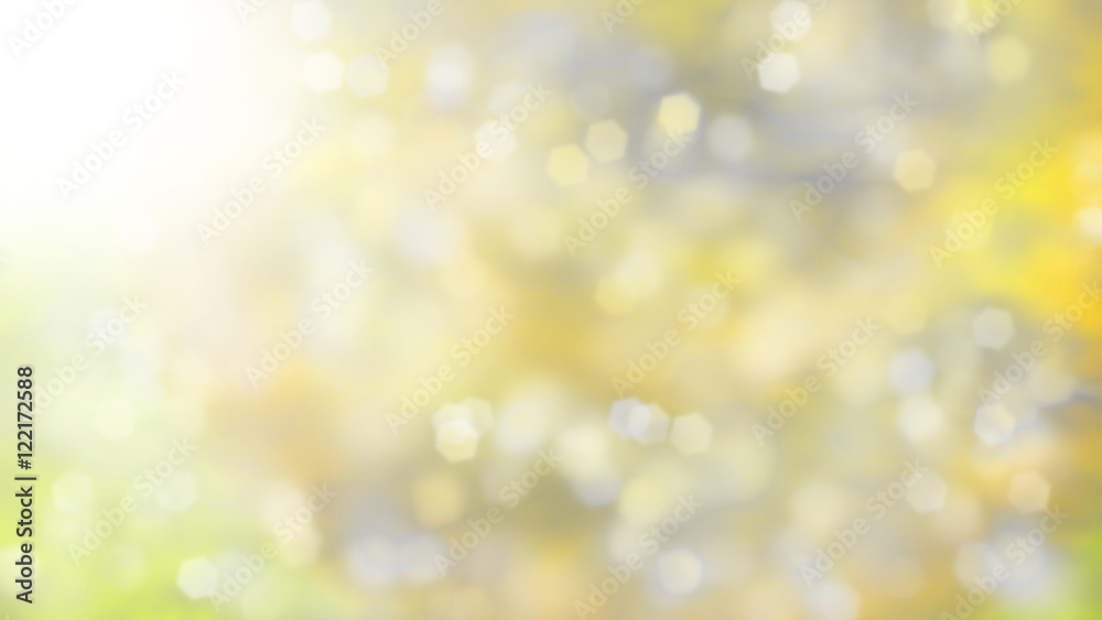 Obraz premium cool and colorful hexagon bokeh effect background 