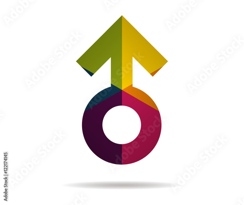 Free Download male multicolor icon vector - GFXLoad