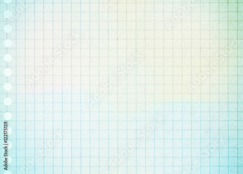 Squared light grey, white copybook, notebook paper texture