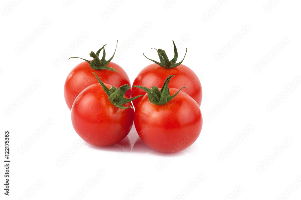 fresh red tomato isolated on white fresh red tomato isolated on white