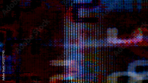Futuristic Screen Display Pixels 11003