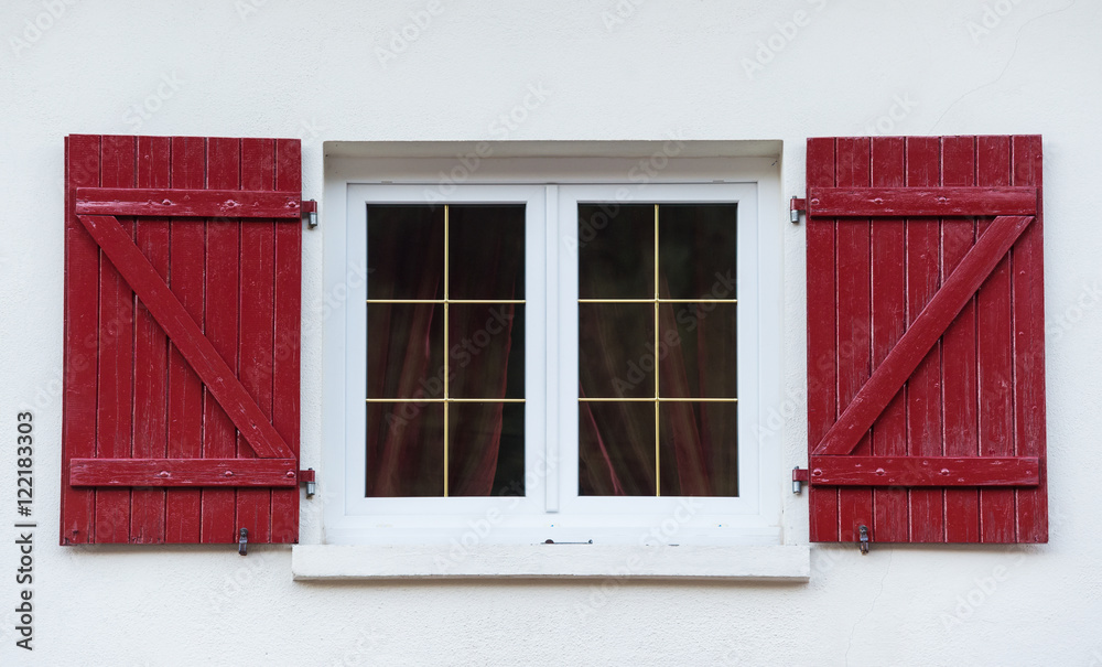 Traditional French window, window in French Traditional French window, window in French