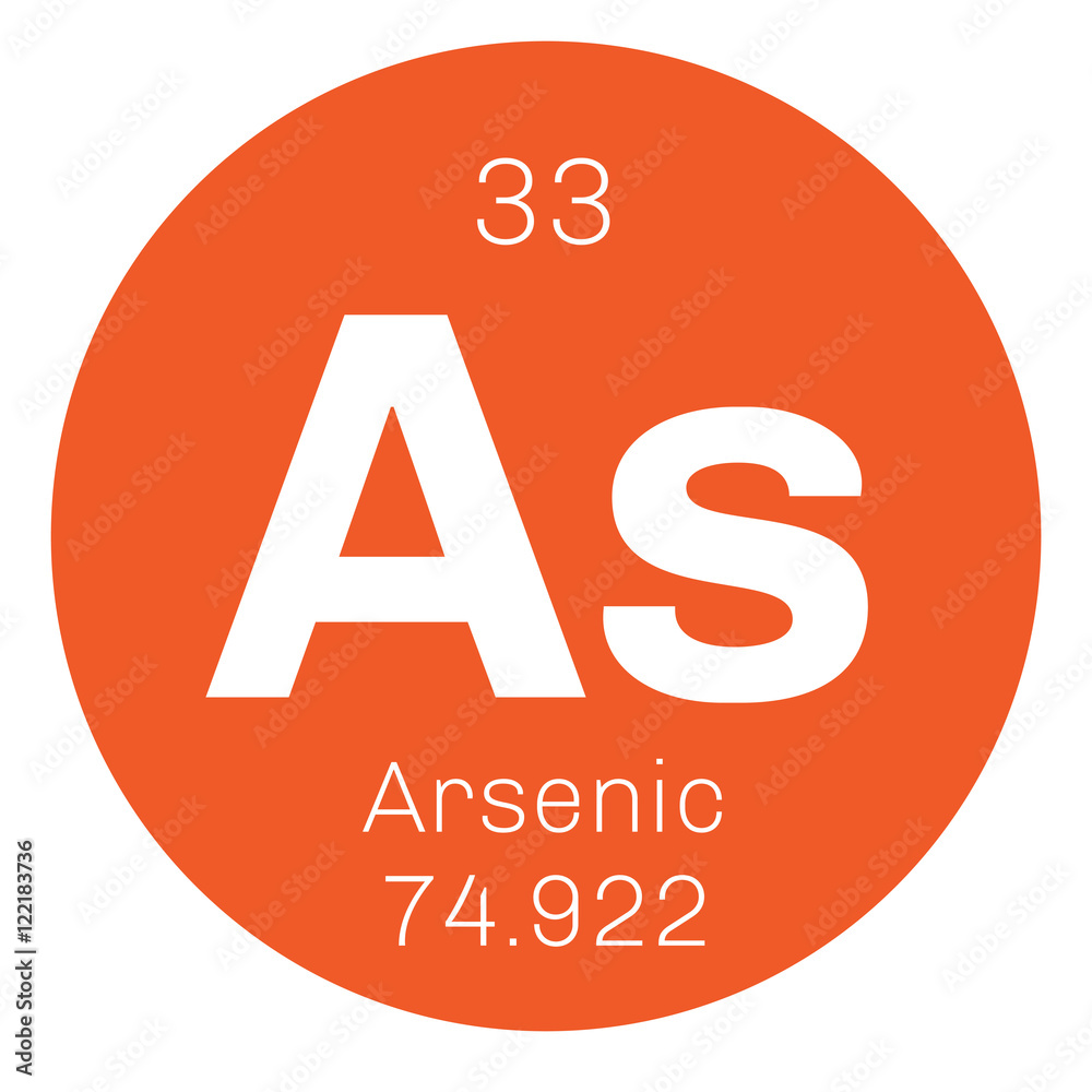 Fototapeta premium Arsenic chemical element