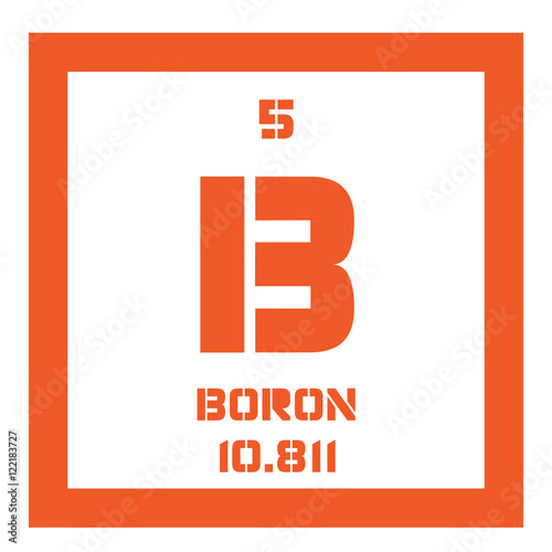 Boron chemical element