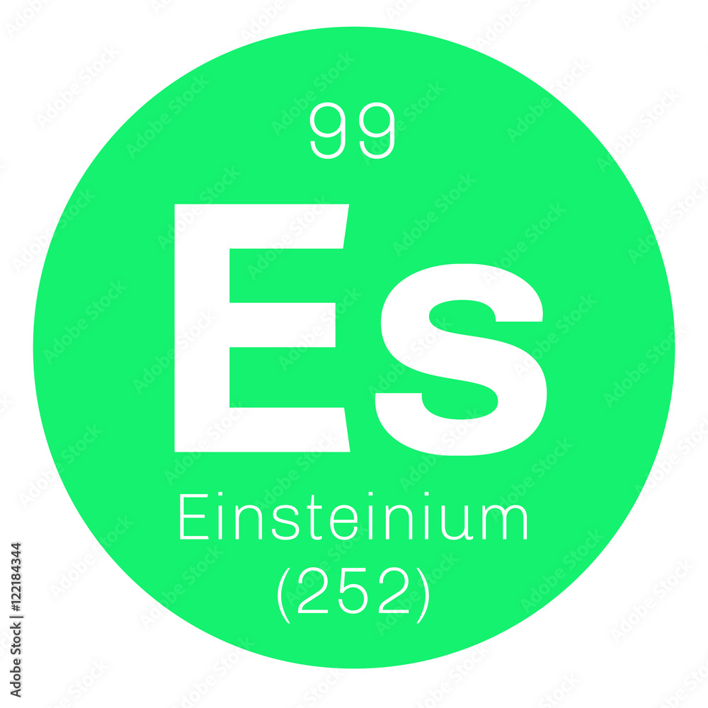 Einsteinium chemical element Einsteinium chemical element