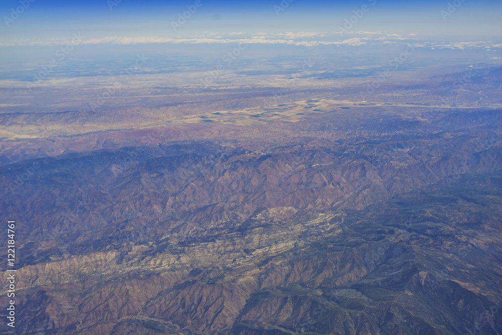 Aerial view of some mountain view