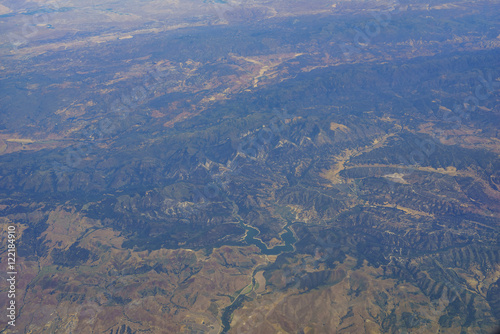Aerial view of some mountain view
