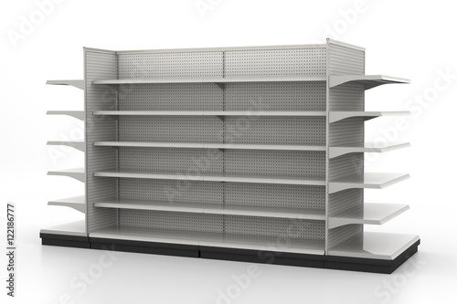 Store Shelves Gondola Angle