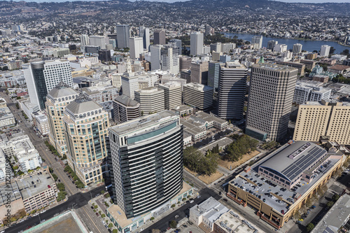 Downtown Oakland Aerial View