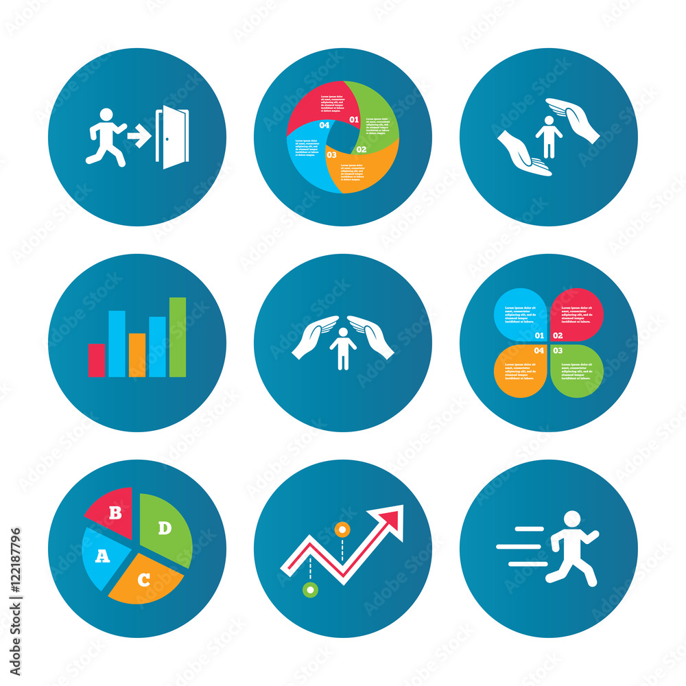 Life insurance hands protection. Human running. Life insurance hands protection. Human running.
