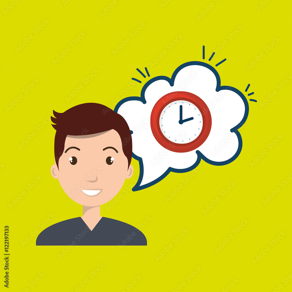 man thinking creating bubble vector illustration eps 10 man thinking creating bubble vector illustration eps 10