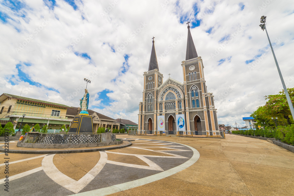 The Catholic Church Chanthaburi of the immaculate conception , Chantaburi, Thailand