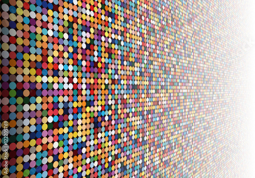 ドット柄の壁紙（カラフル）