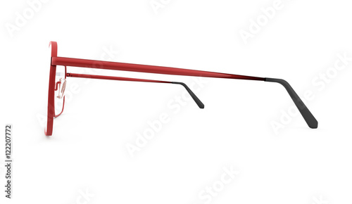 Glases on white background isolated