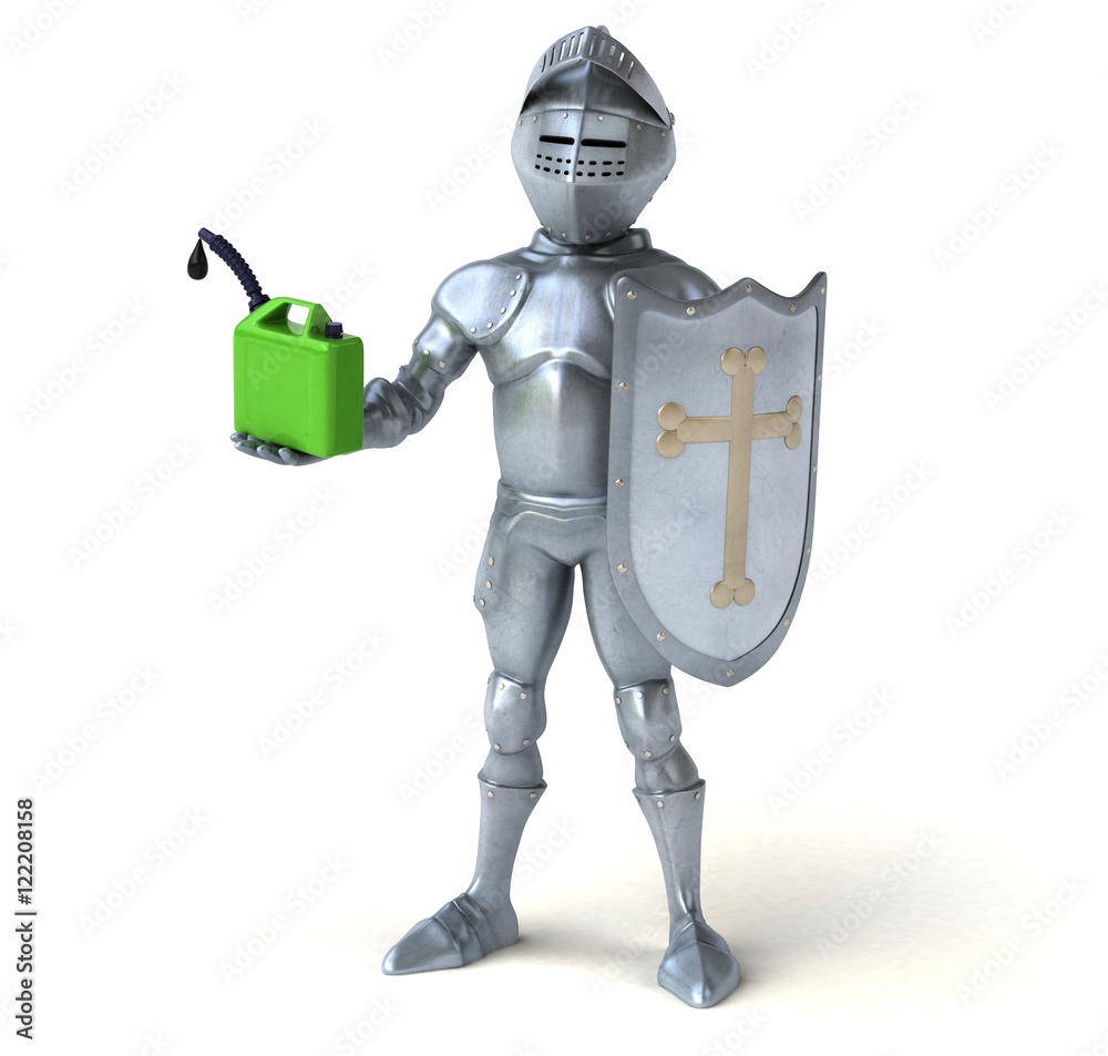 Naklejka premium Fun knight