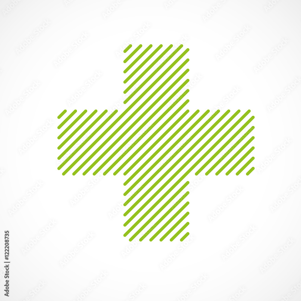 Obraz premium croix verte