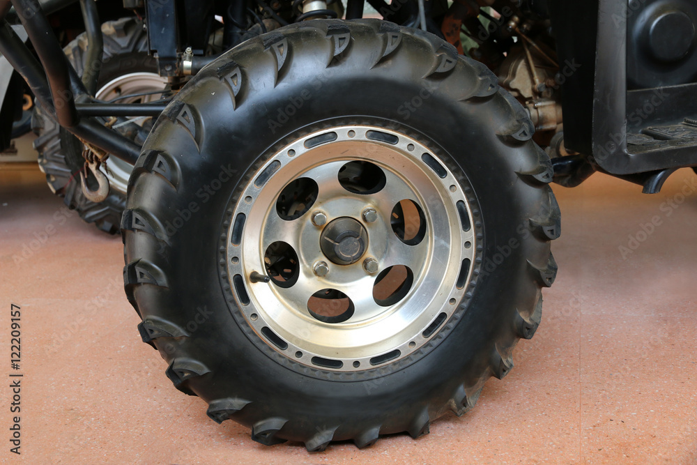 Motion the wheels tires and off-road Motion the wheels tires and off-road