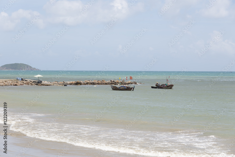 beach landscape of Nha Trang