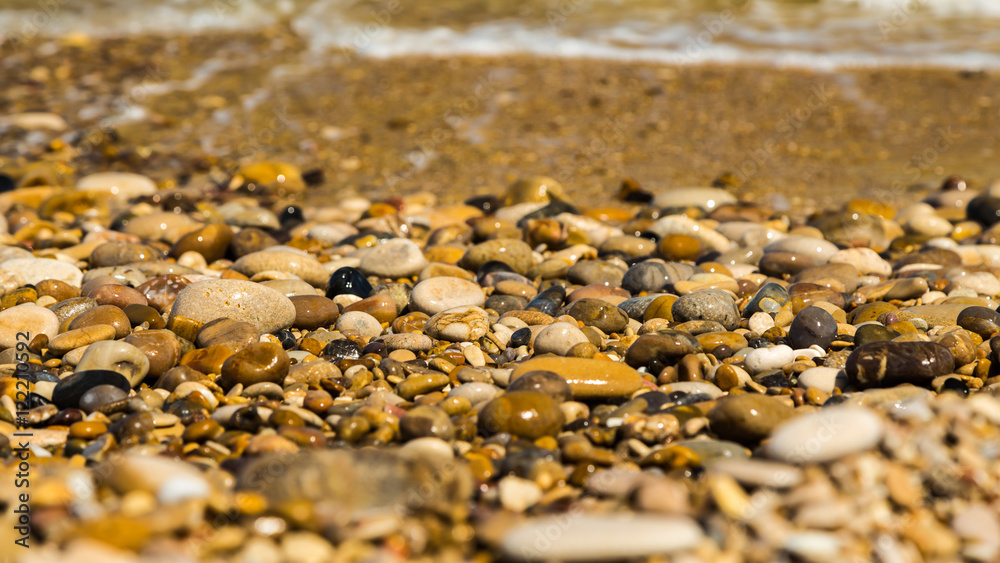 stone and sand
