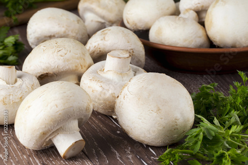 edible raw mushrooms