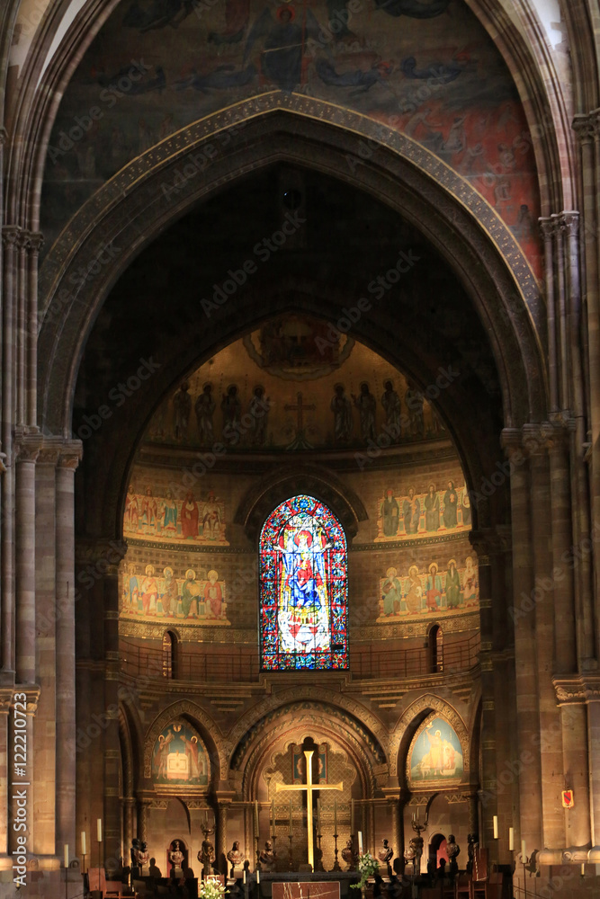 Choeur. Cathédrale Notre-Dame de Strasbourg.