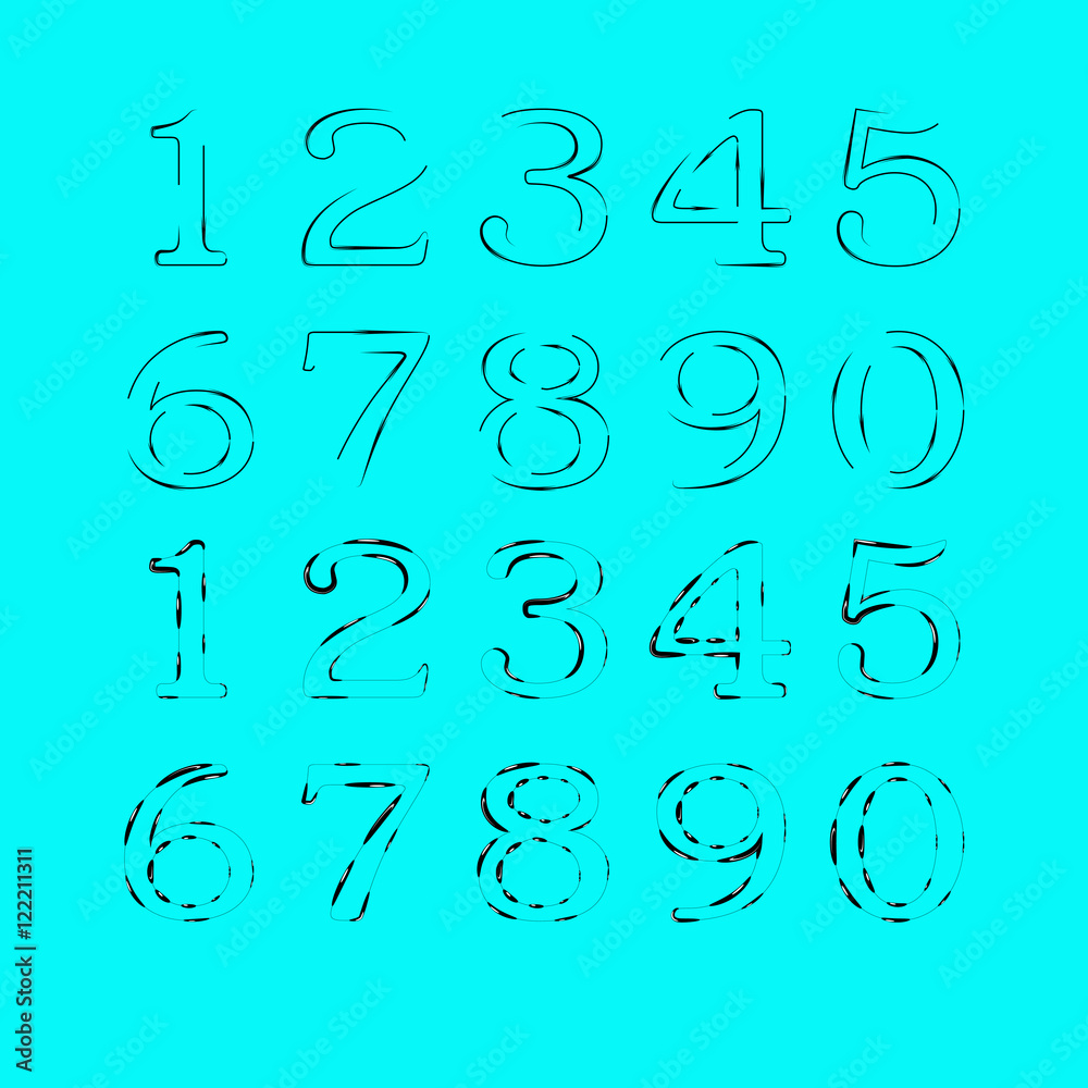 Abstract number. Abstract number.