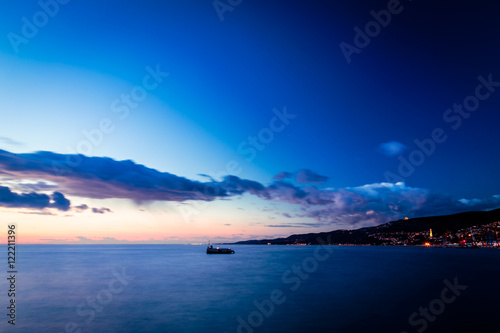 The castle and the lighthouse of Trieste