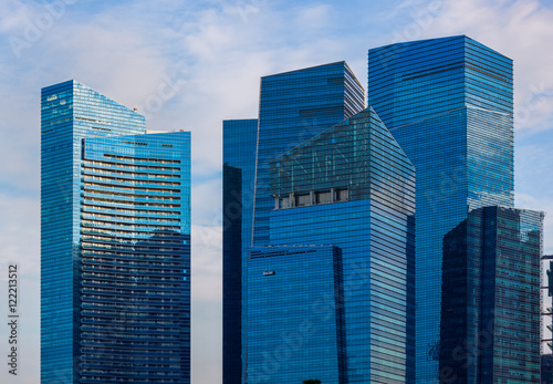 Singapore city skyline