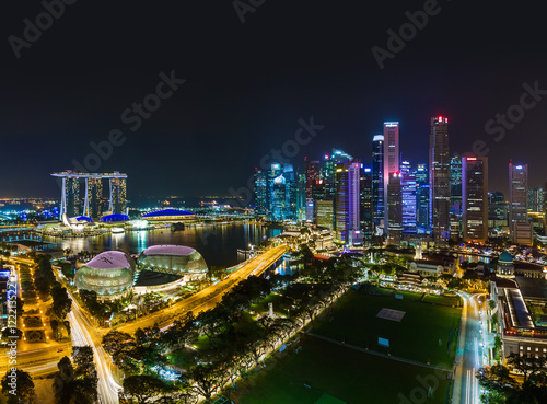 Photography Singapore city skyline