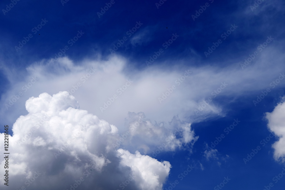 Obraz premium Blue Sky with Clouds